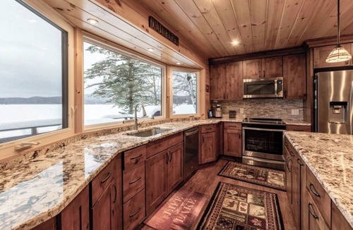 Town of Webb House | Lakefront Million dollar view in Old Forge on First Lake!