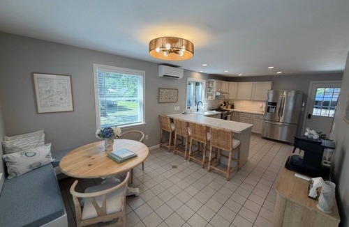 Oak Bluffs Cottage | Updated Coastal Oak Bluffs Retreat - AC, Patio, Walk to Town & Beach