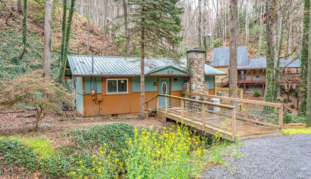 Cozy Cabin, Sits on Amazing Creek, Fire Pit, Close to Downtown Gatlinburg & Ober in Gatlinburg
