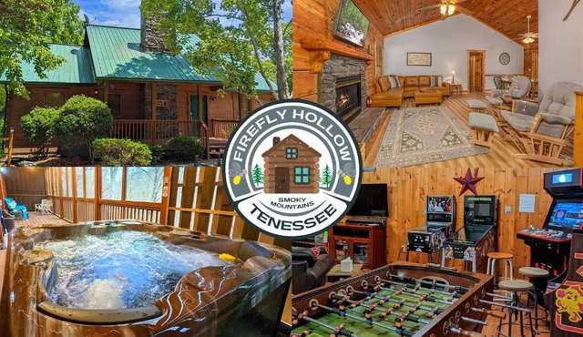 Firefly Hollow Cabin - Smoky Mountains - Soaky Mountain Water Park - Sevierville Convention Center in Pigeon Forge