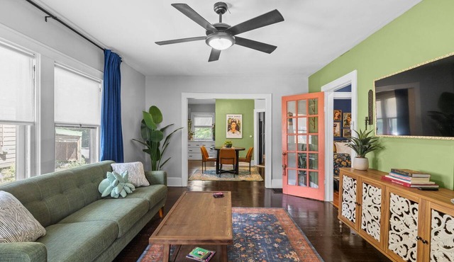 Frida-Inspired Boutique Bungalow in desirable SoBro area in Indianapolis