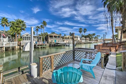 Furnished Deck: Waterfront Port Isabel Cottage! in Port Isabel