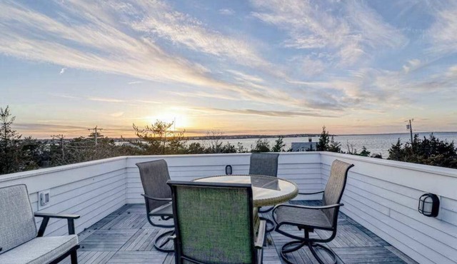 Historic, dog-friendly beach view house with fast WiFi, ocean view, & grill in Oak Bluffs