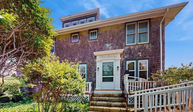 Historic waterfront home w/a sun room, ocean views, dog-friendly in Rockport