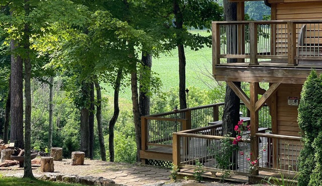 The Treehouse: Unique "Off the Grid" Cabin on the Lost River with stunning views in West Baden Springs