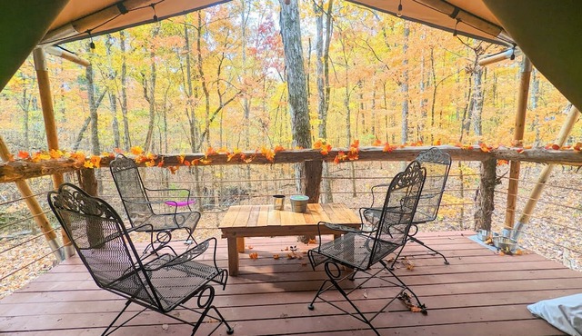 GLAMPING IN THE SMOKIES-PRIVATE 5 acres-LAKE ACCESS. in Sevierville